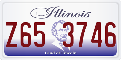 IL license plate Z653746