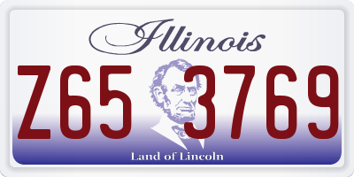 IL license plate Z653769