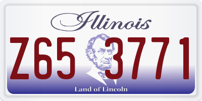 IL license plate Z653771