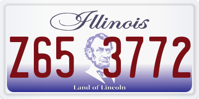 IL license plate Z653772
