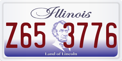 IL license plate Z653776