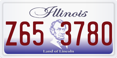 IL license plate Z653780