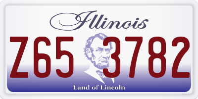IL license plate Z653782