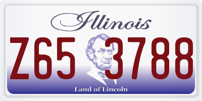IL license plate Z653788