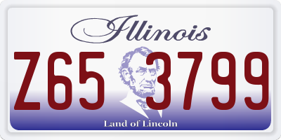 IL license plate Z653799