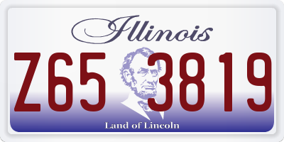 IL license plate Z653819