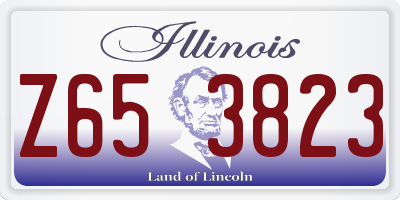 IL license plate Z653823