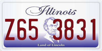 IL license plate Z653831