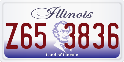IL license plate Z653836