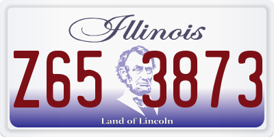IL license plate Z653873