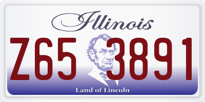 IL license plate Z653891