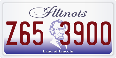IL license plate Z653900