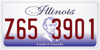 IL license plate Z653901