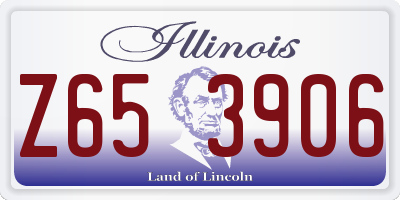 IL license plate Z653906