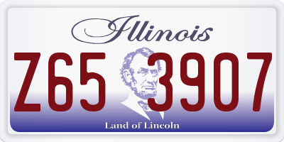 IL license plate Z653907