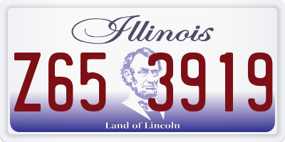 IL license plate Z653919