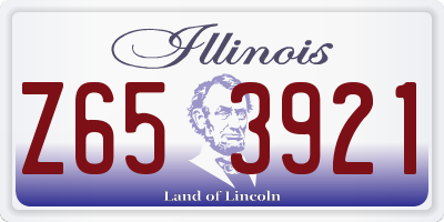IL license plate Z653921