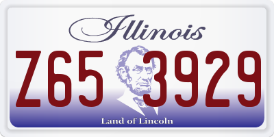 IL license plate Z653929