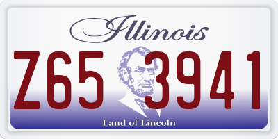 IL license plate Z653941