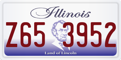 IL license plate Z653952