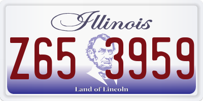 IL license plate Z653959