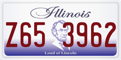IL license plate Z653962