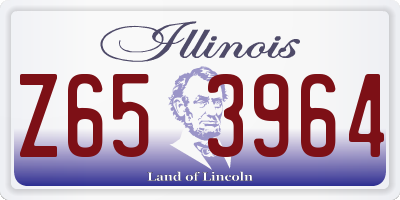 IL license plate Z653964