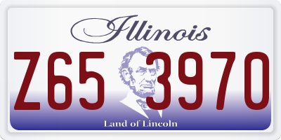 IL license plate Z653970