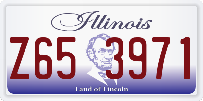 IL license plate Z653971