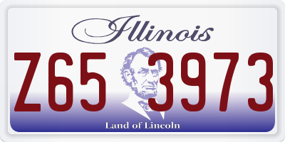 IL license plate Z653973