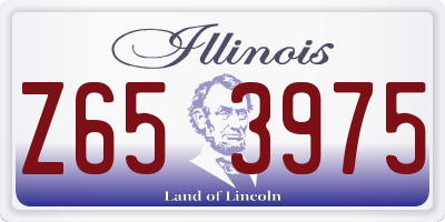 IL license plate Z653975