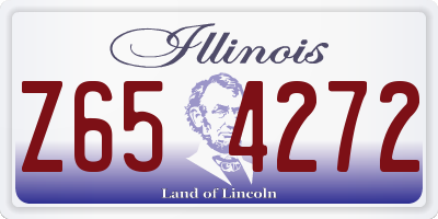 IL license plate Z654272