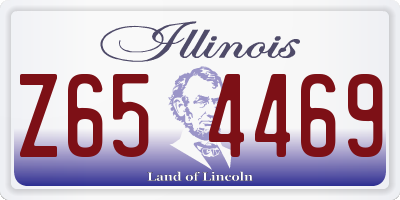 IL license plate Z654469