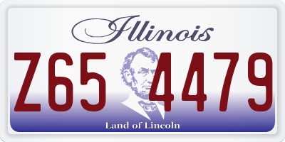 IL license plate Z654479