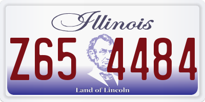 IL license plate Z654484