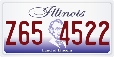 IL license plate Z654522
