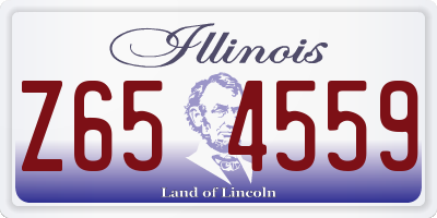 IL license plate Z654559