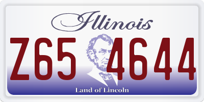 IL license plate Z654644