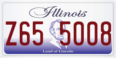 IL license plate Z655008