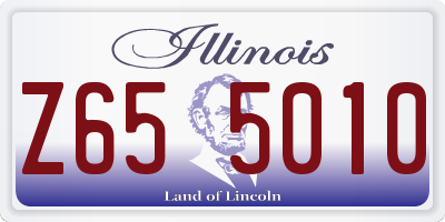IL license plate Z655010