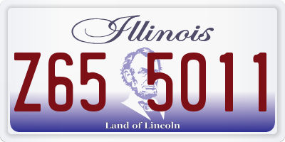 IL license plate Z655011