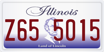 IL license plate Z655015