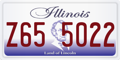IL license plate Z655022