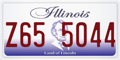 IL license plate Z655044