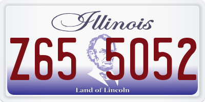 IL license plate Z655052