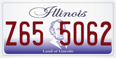 IL license plate Z655062