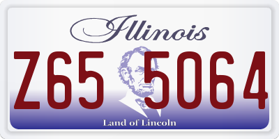 IL license plate Z655064