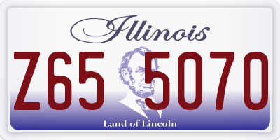 IL license plate Z655070