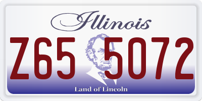 IL license plate Z655072
