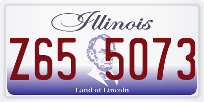 IL license plate Z655073
